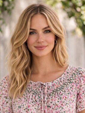 Blossom Garden Smocked Blouse 🌸